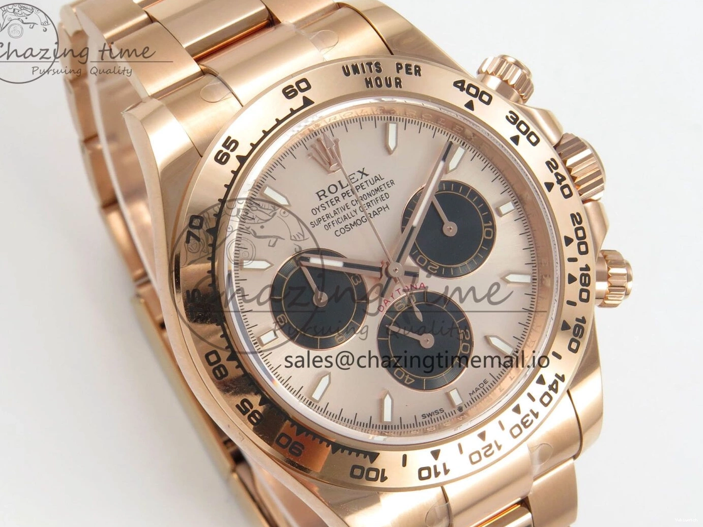 Bracelet Stick Dial 1:1 Black RG APSF Markers RG Best Daytona Edition 904L 126505 RG On SH4131 1229